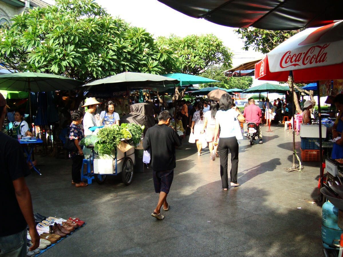 Phra Chan Market, Bangkok, Thailand.