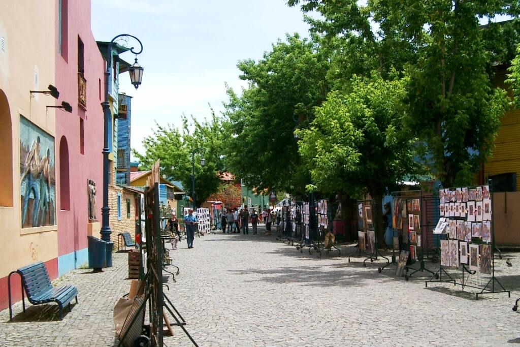 "Caminito" ("Little road"), street of La Boca, in Buenos Aires, Argentina