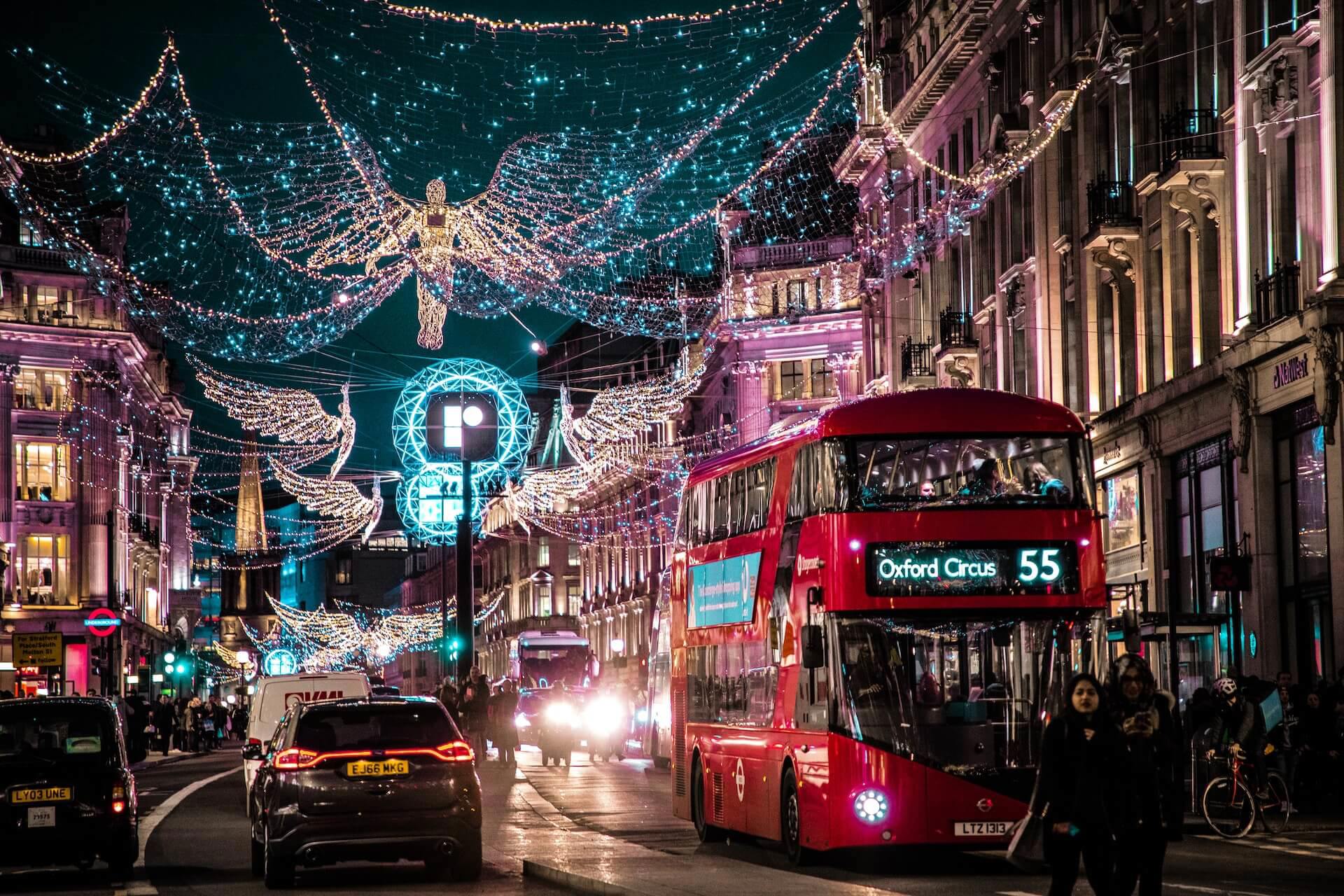 Regent Street v Londýně