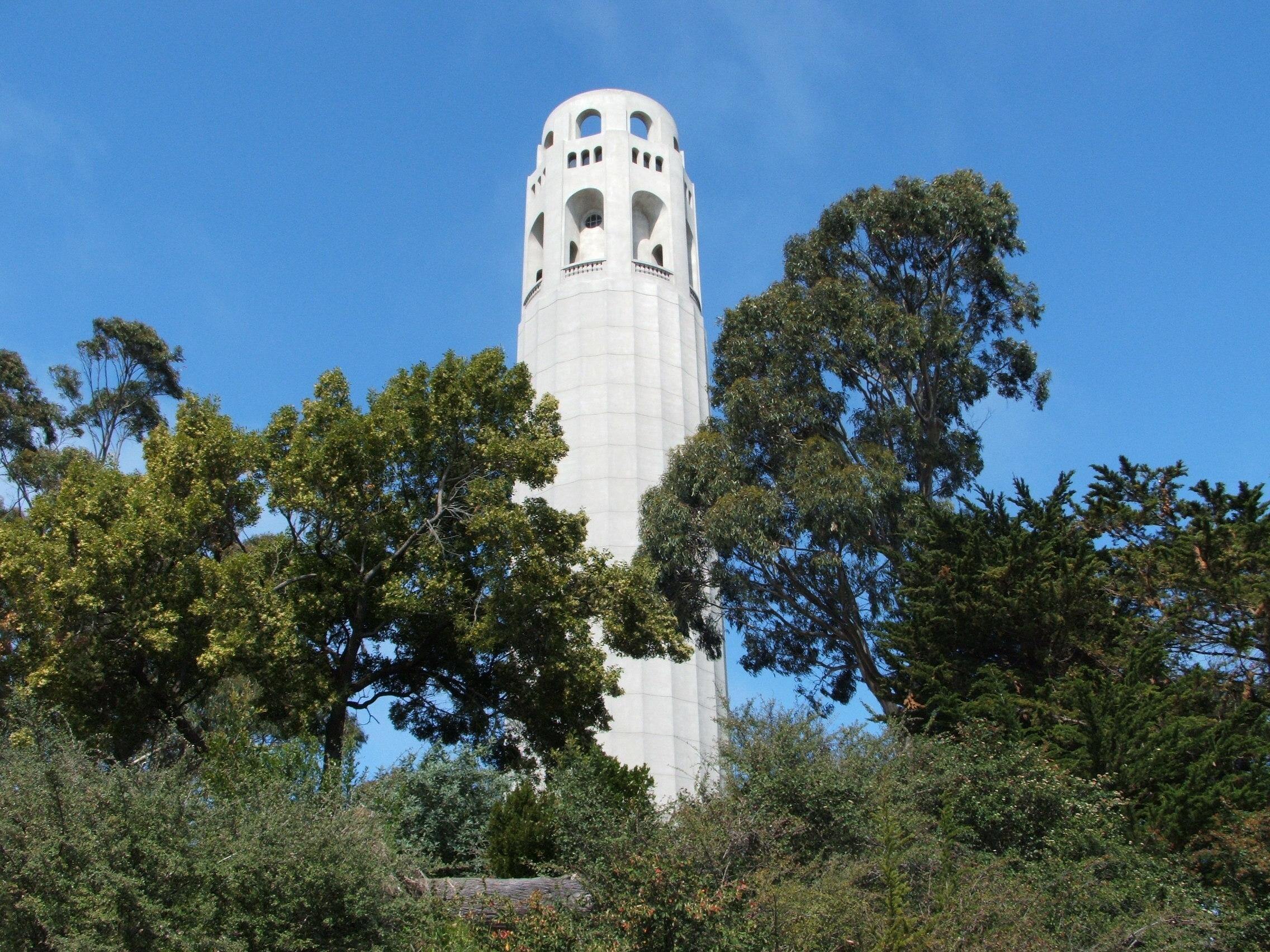 Coit Tower, San Francisco. Coit Tower in San Francisco, California, USA, San Francisco.