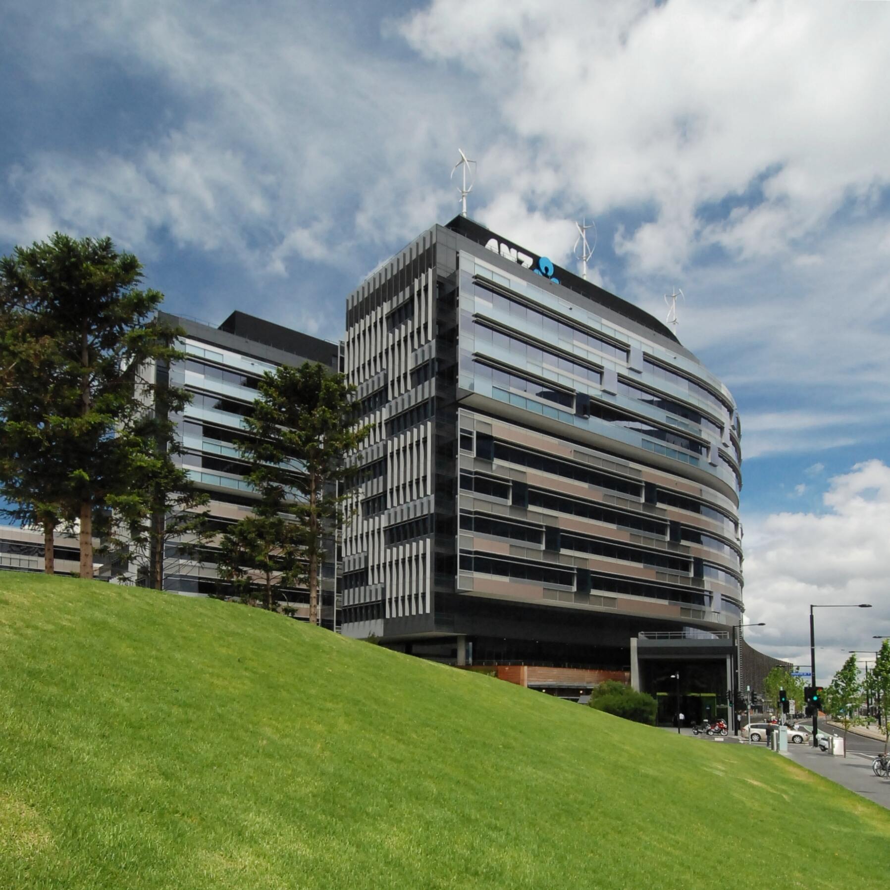 ANZ Bank Headquarters, Docklands, Melbourne, Australia. Designed by HASSELL (2009).