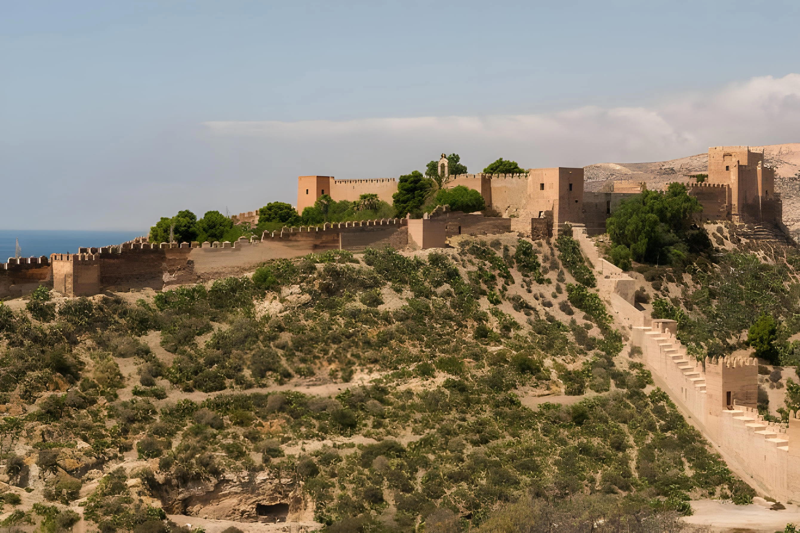 Alcazaba a Cerro San Cristobal