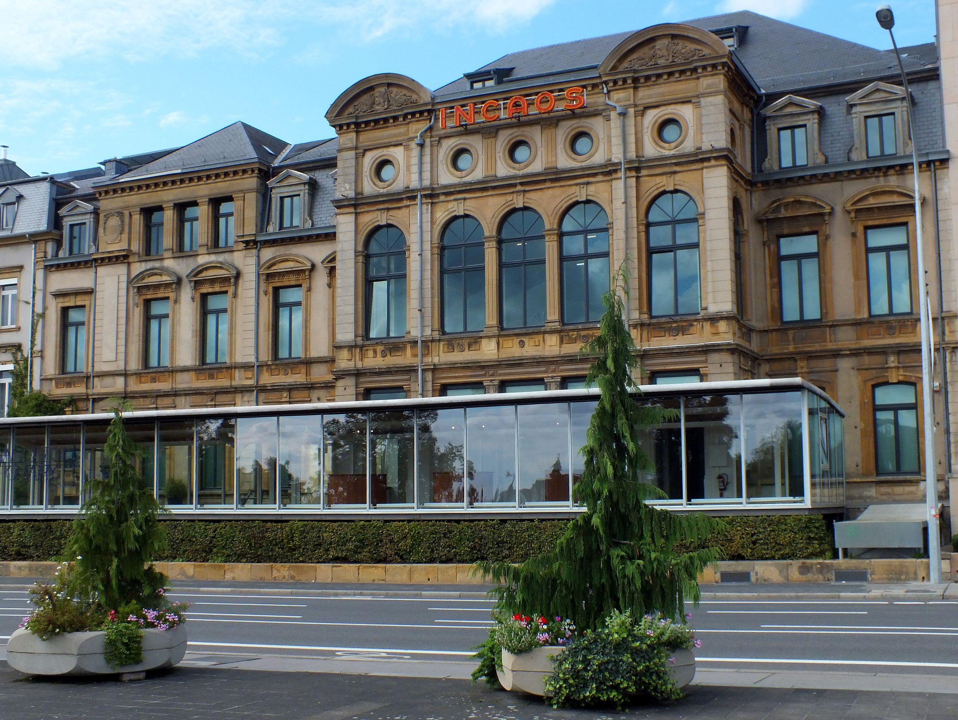 Casino Luxembourg on Boulevard Roosevelt.