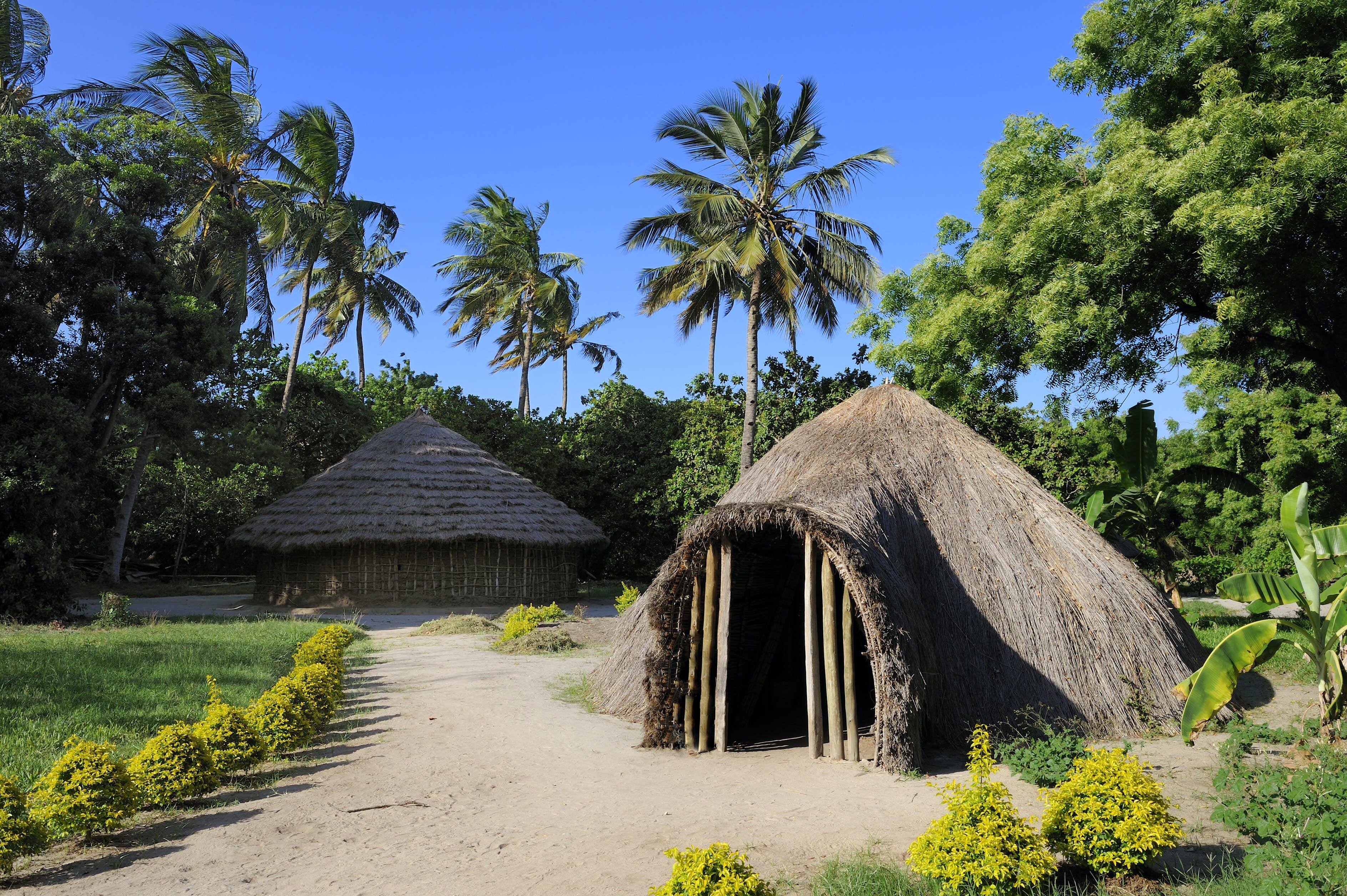 Tanzania, Dar es Salaam, the Village Museum is a series of authentic dwellings depicting the traditional lifestyle of various regions of the country