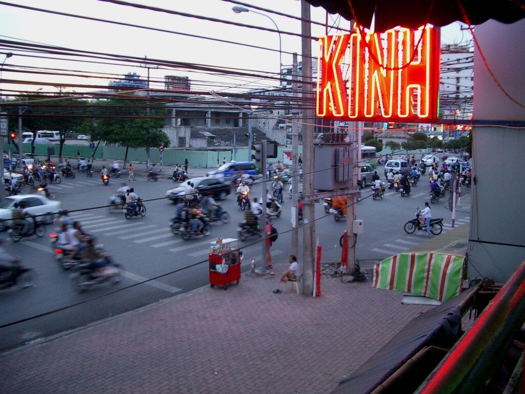 Pham Ngu Lao Street in Saigon