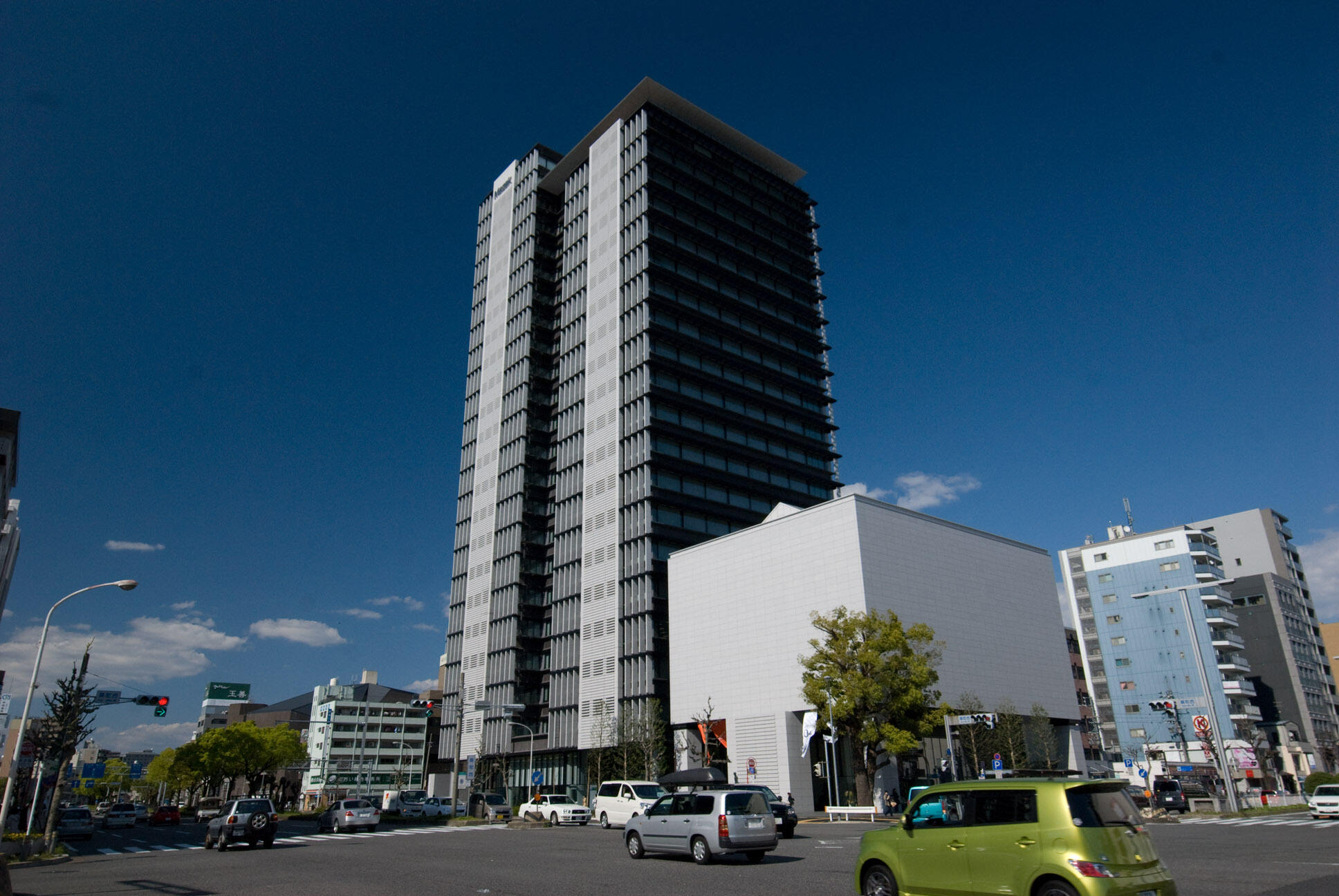 Mazak Tower and Mazak Art Center, Nagoya, Japan.