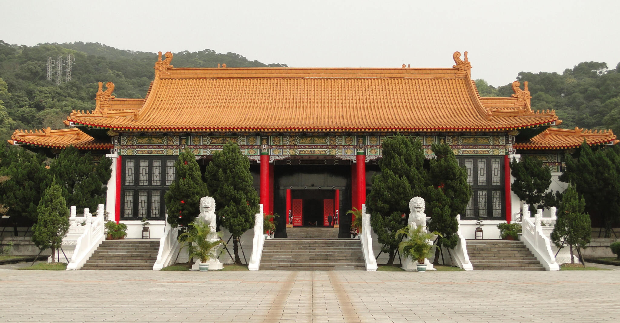 Entrance building of the National Revolutionary Martyrs' Shrine, Taipei, Taiwan