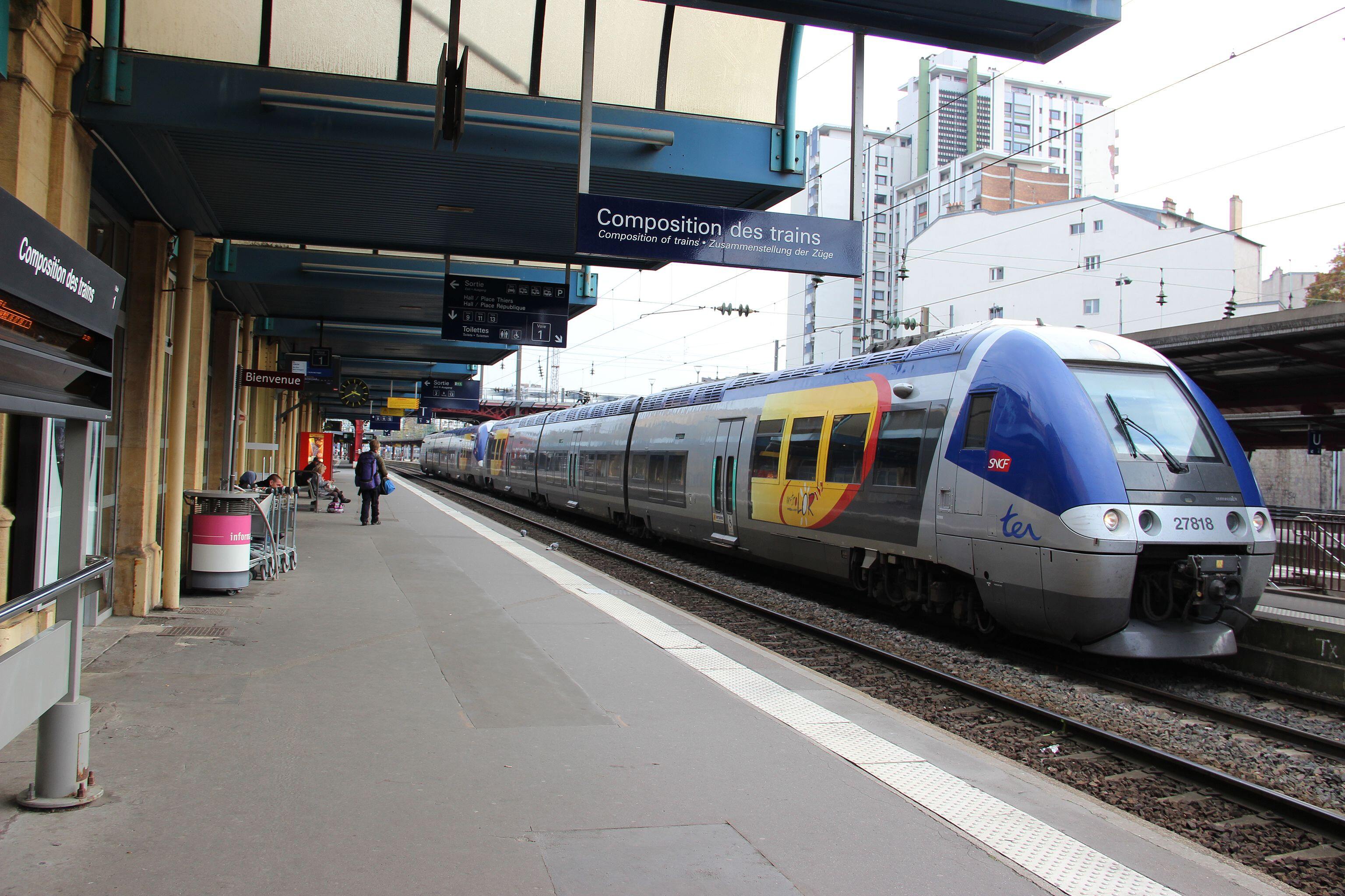 TER Métrolor en gare de Nancy