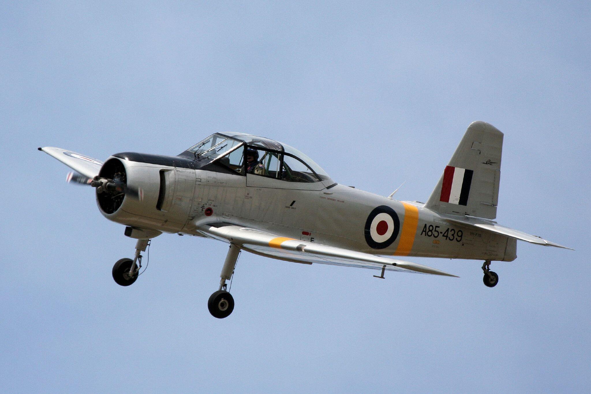 A85-139 CAC Winjeel which is located at at the RAAF Museum, Point Cook, Victoria.