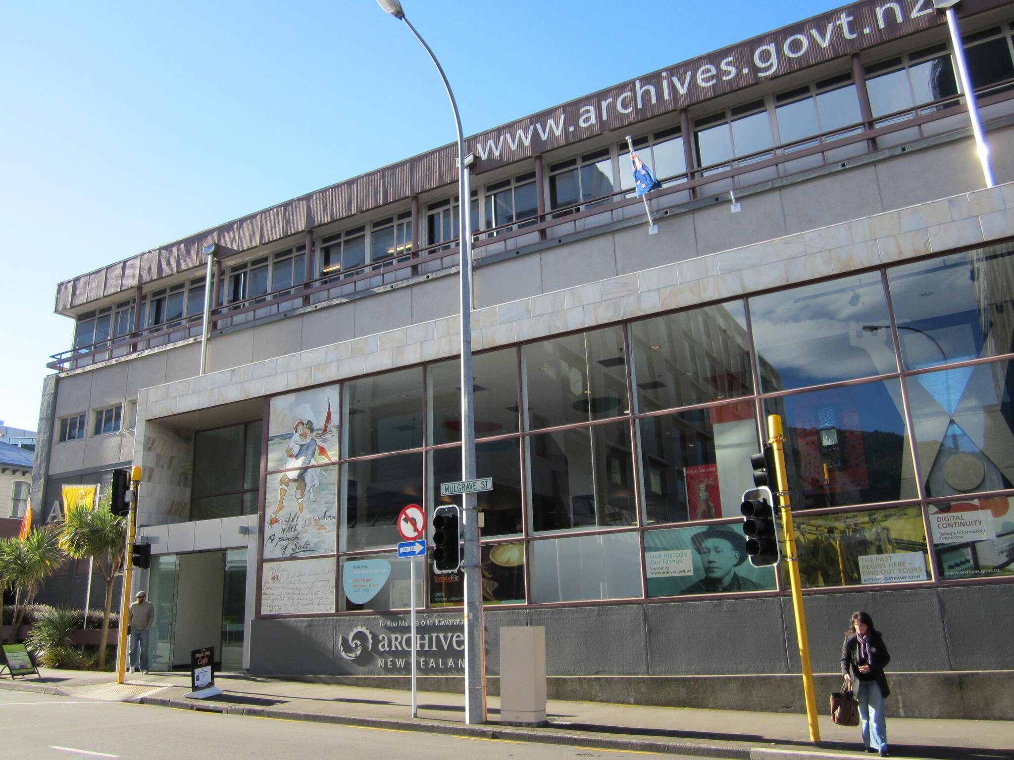 The main offices of Archives New Zealand in Wellington