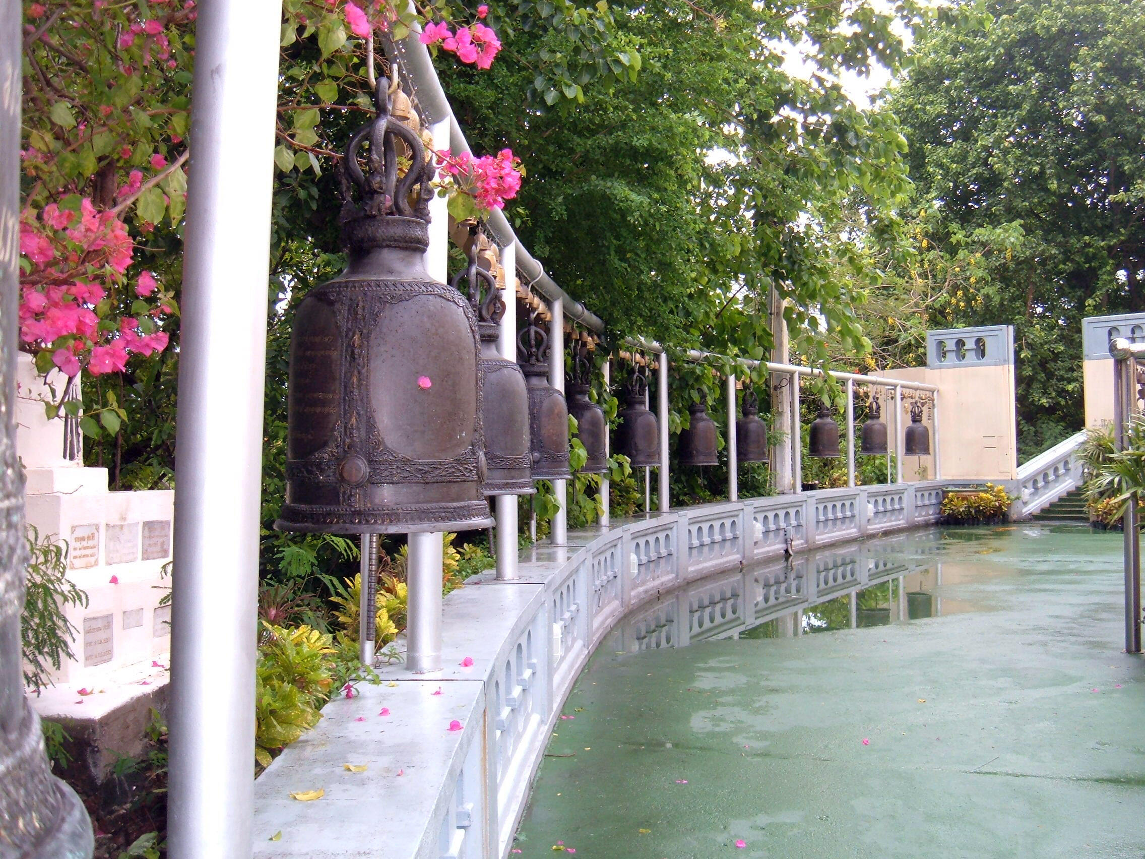 Bells at Phu Khao Thong of Wat Saket in Bangkok, Thailand.