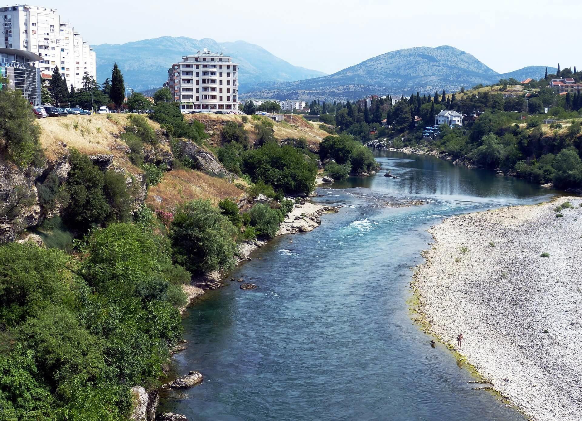 výhled na město Podgorica