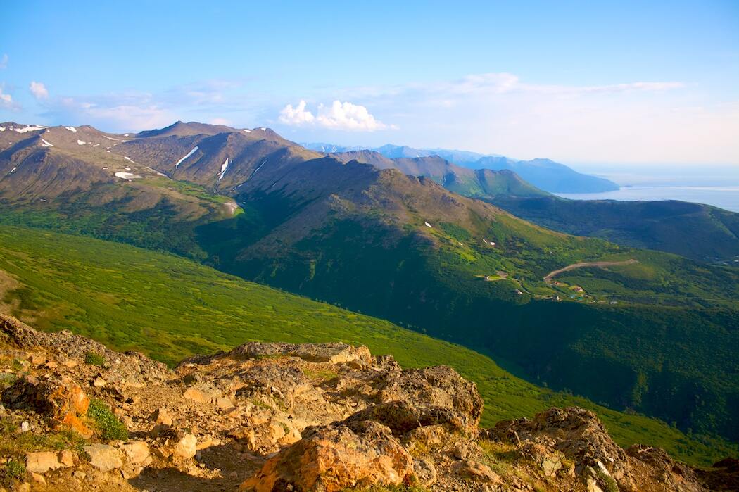 Flat Top peak. Anchorage, Alaska.