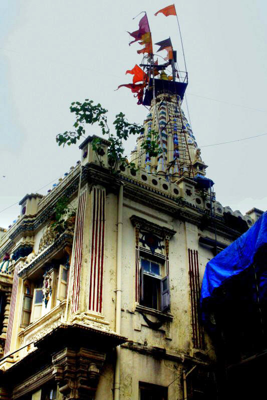 The temple of Goddess Mumba after whom Mumbai is named.