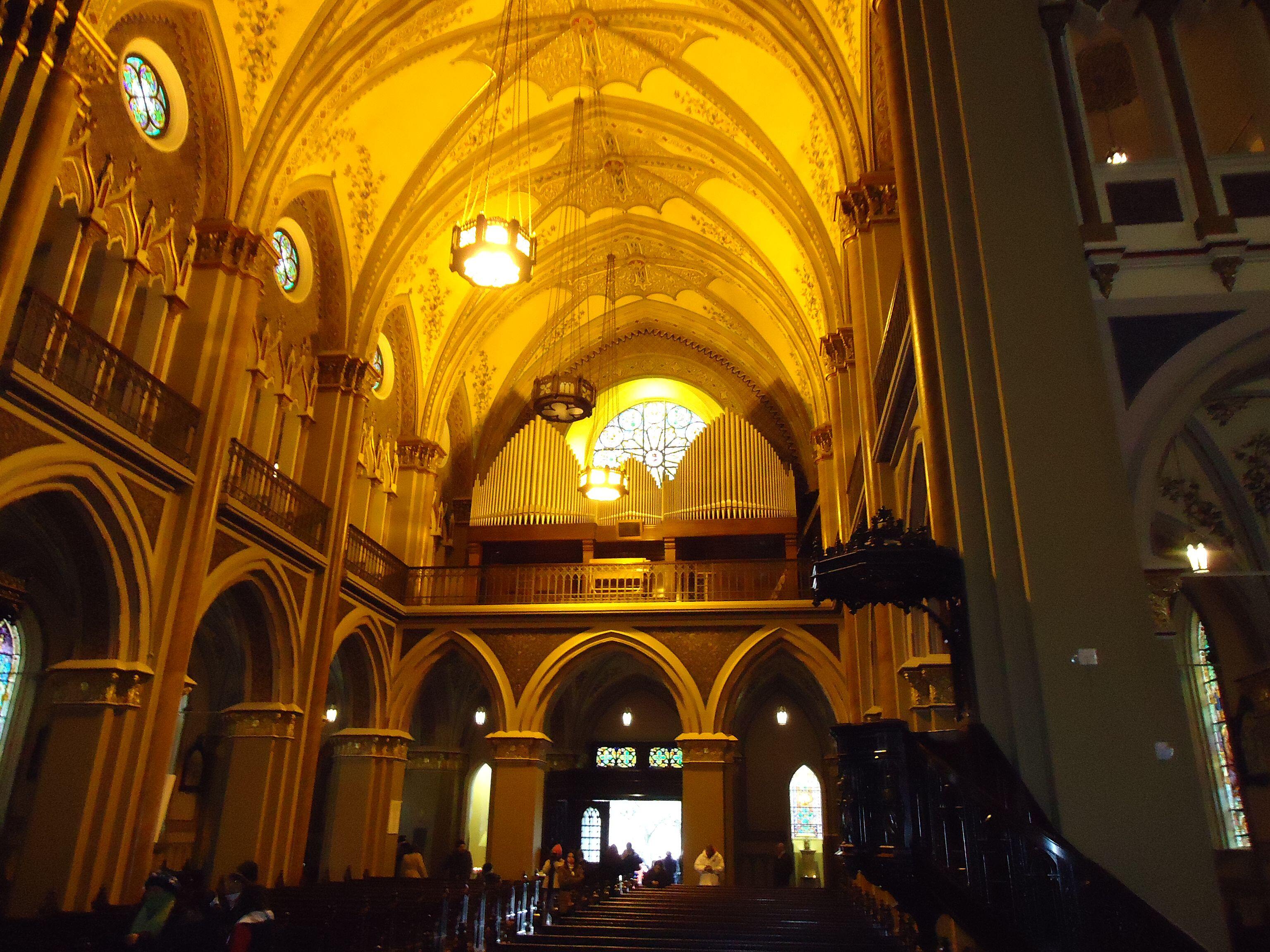 Interior da Catedral Metropolitana de Curitiba - julho de 2013