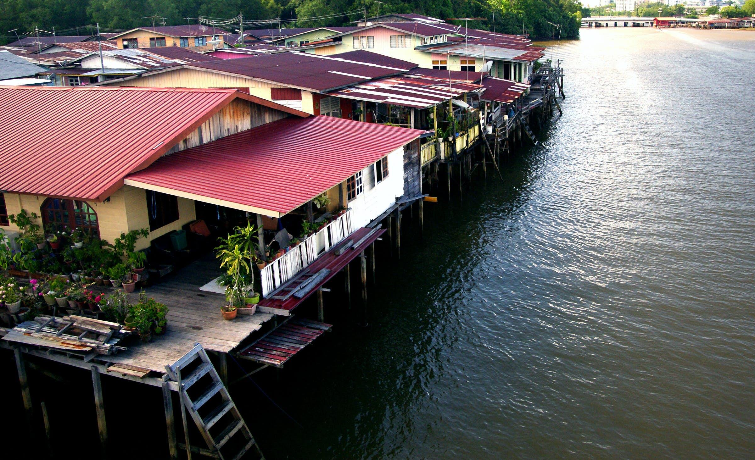 Brunei water village.