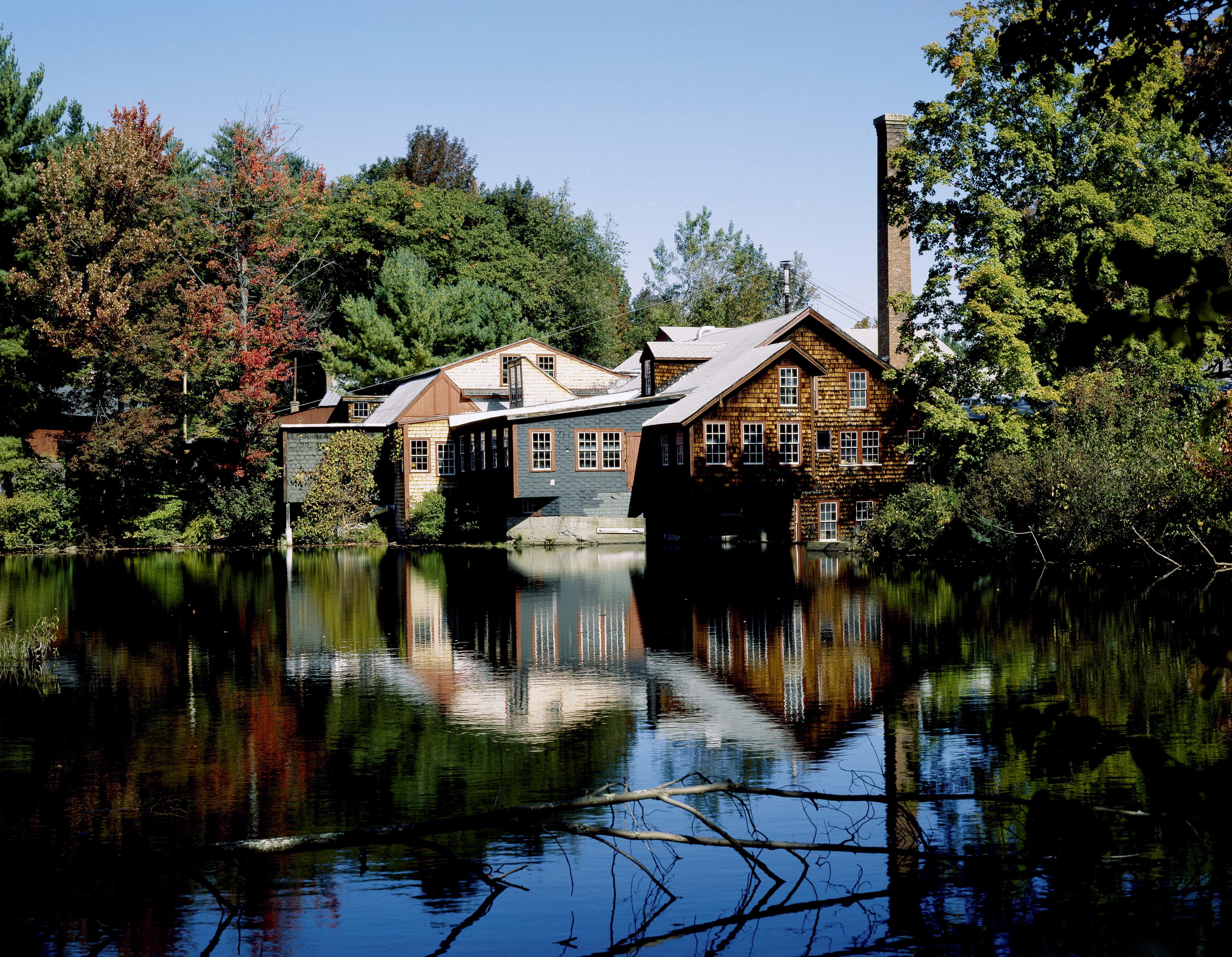 UNITED STATES - JANUARY 01:  Frye Measure Mill, Wilton, New Hampshire (Photo by Carol M. Highsmith/Buyenlarge/Getty Images)