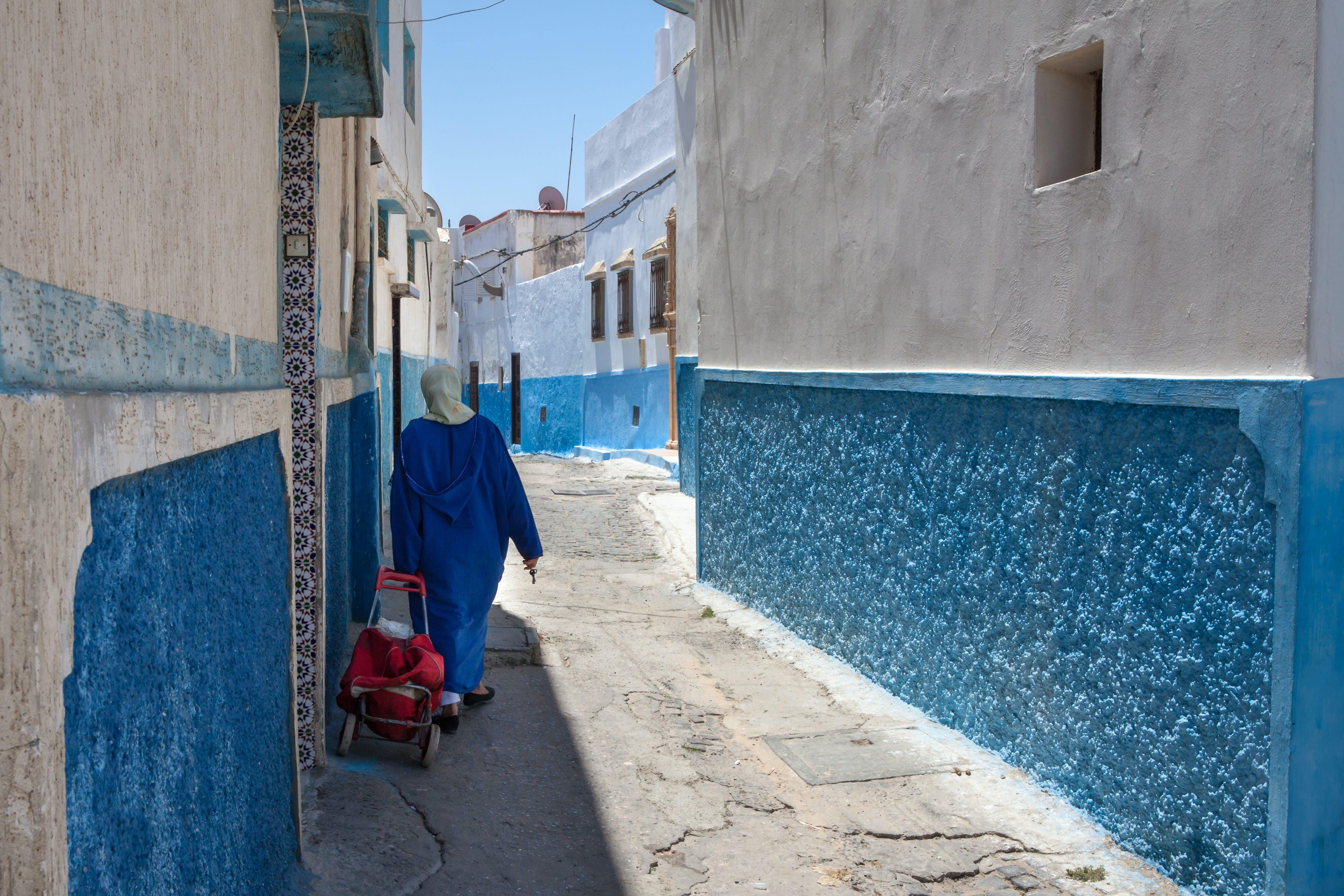 Woman in Kasbah des Oudaias, Rabat, Morocco