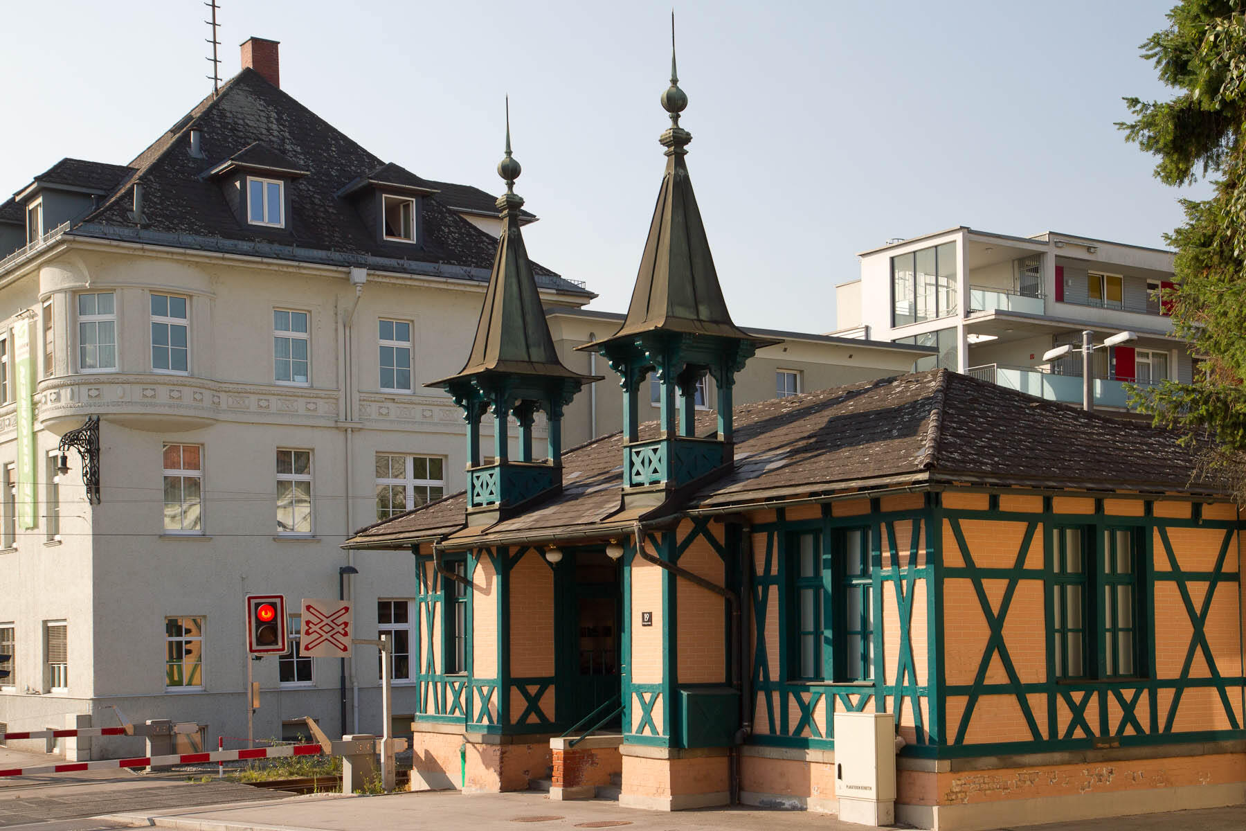 Pöstlingbergbahnhof in Urfahr, historische Talstation der Pöstlingbergbahn, beherbergt heute das Pöstlingbergbahn-Museum.