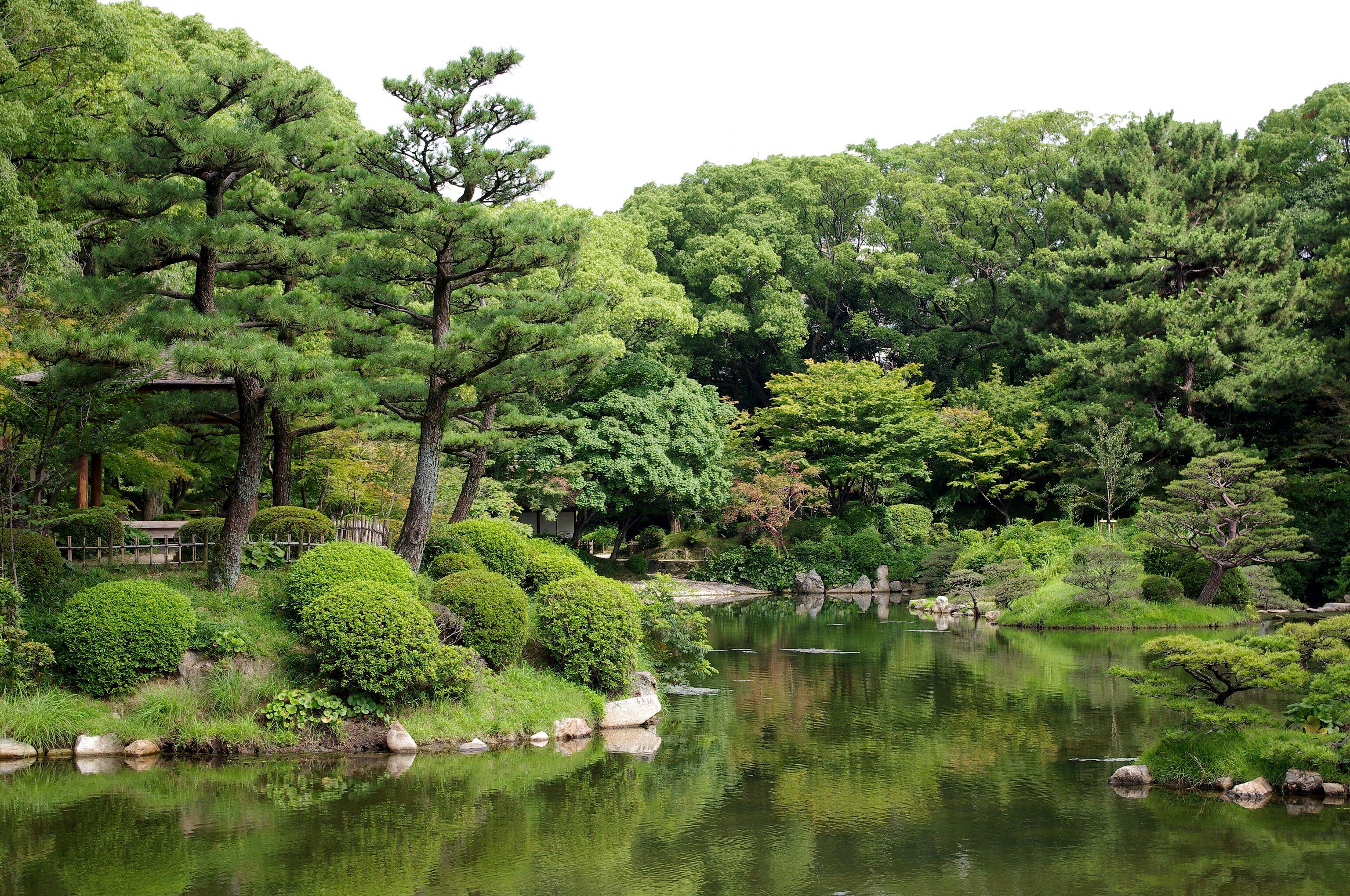 Shukkei-en Garden in the city of Hiroshima