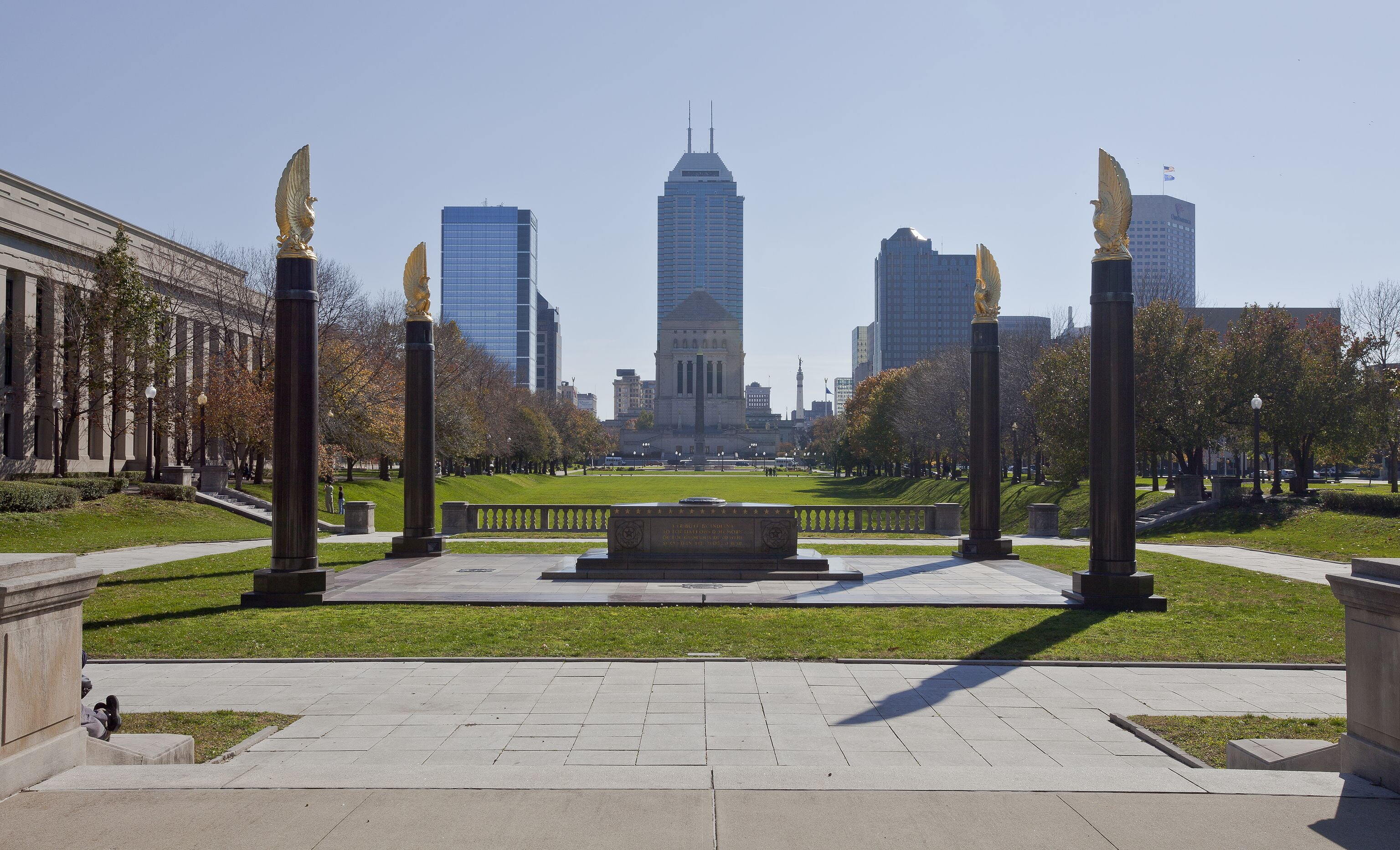 Indianapolis - Indiana World War Memorial Plaza, Indianapolis, USA