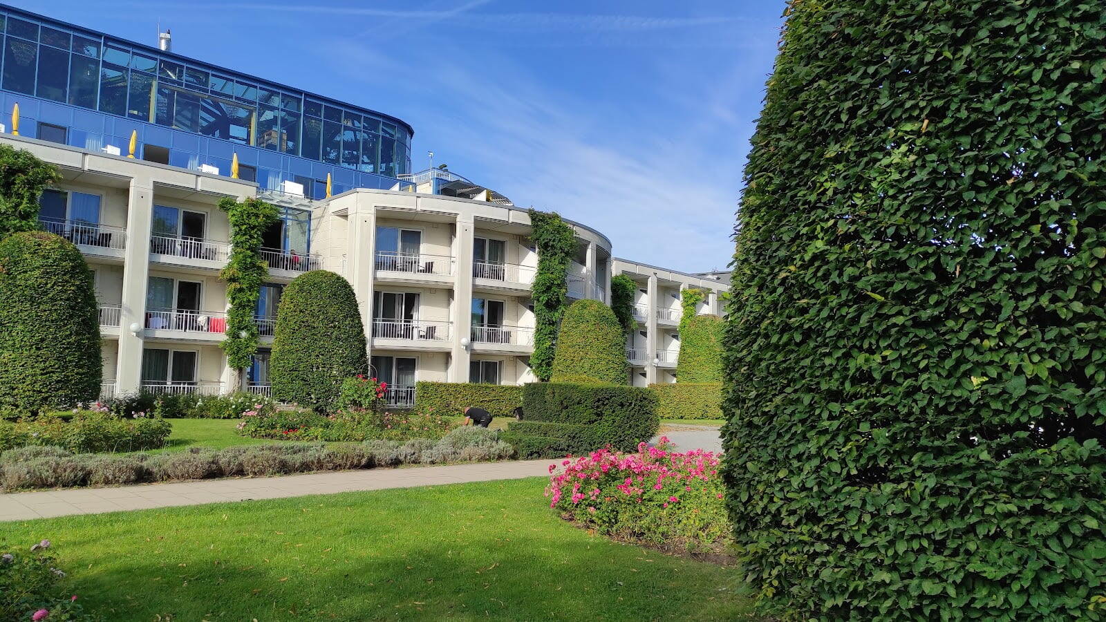 Rosengarten Strandpromenade Heringsdorf