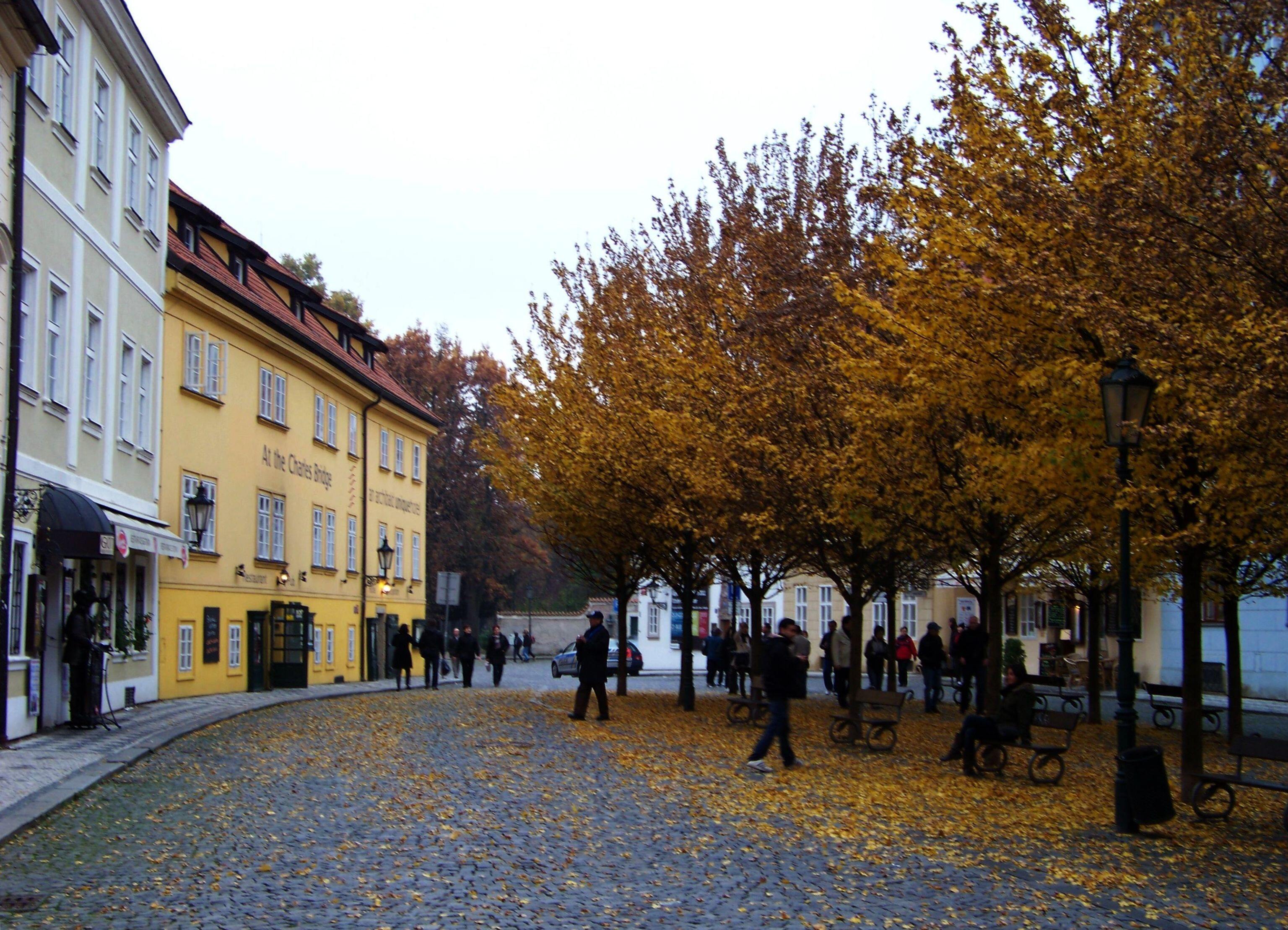 Prague-Malá Strana, the Czech Republic. Na Kampě.