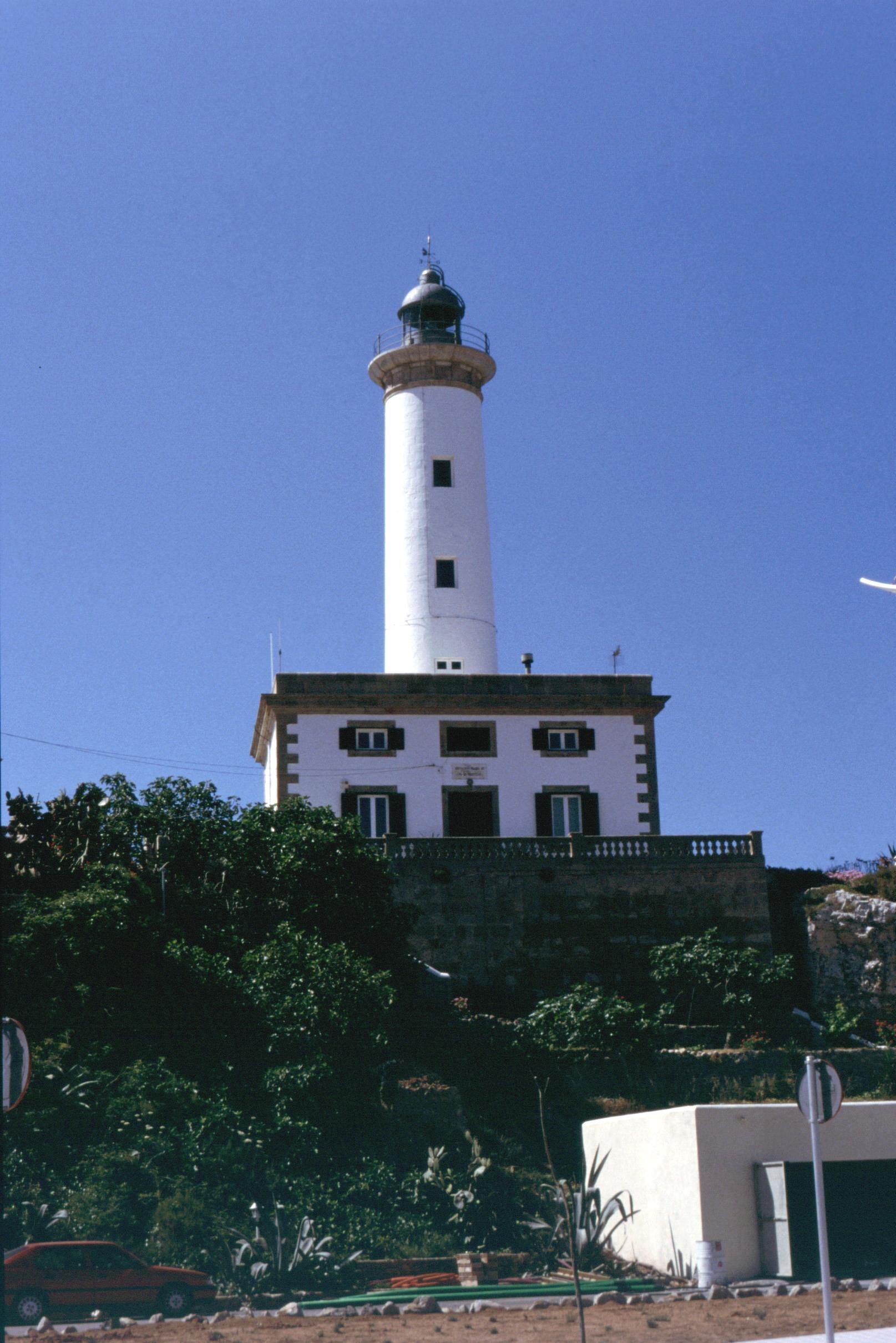 Lighthouse "El Faro de Botafoch" in Eivissa (Ibiza), Spain