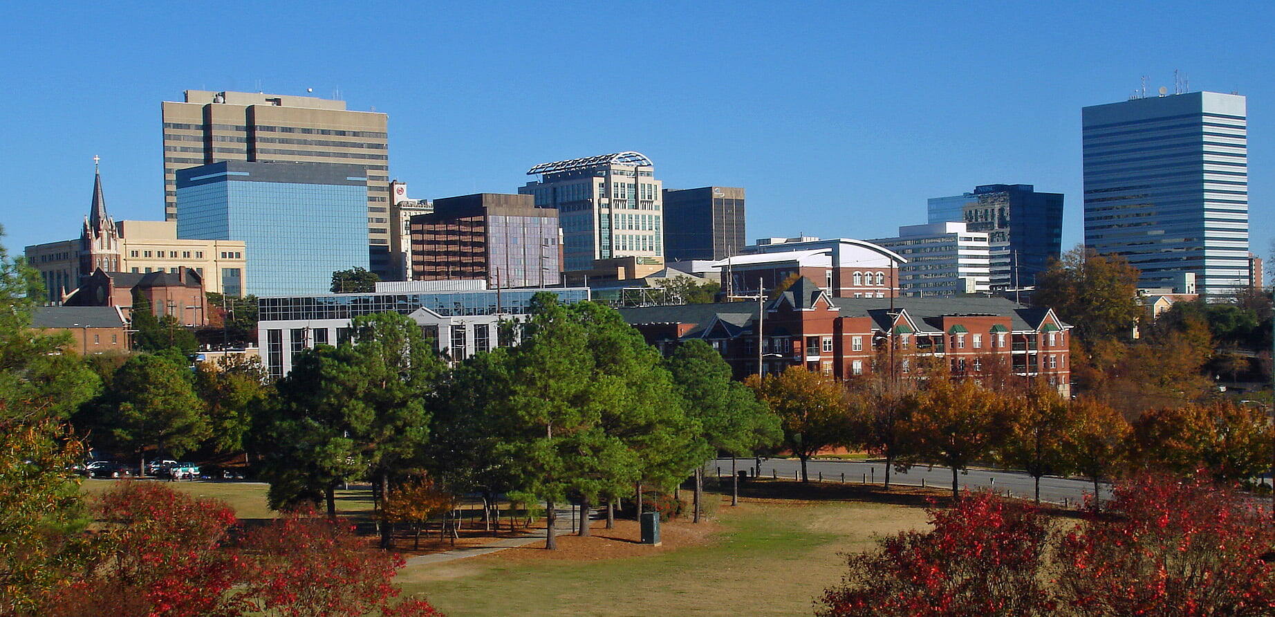 Columbia - Skyline of downtown Columbia, SC, USA from Arsenal Hill neighborhood