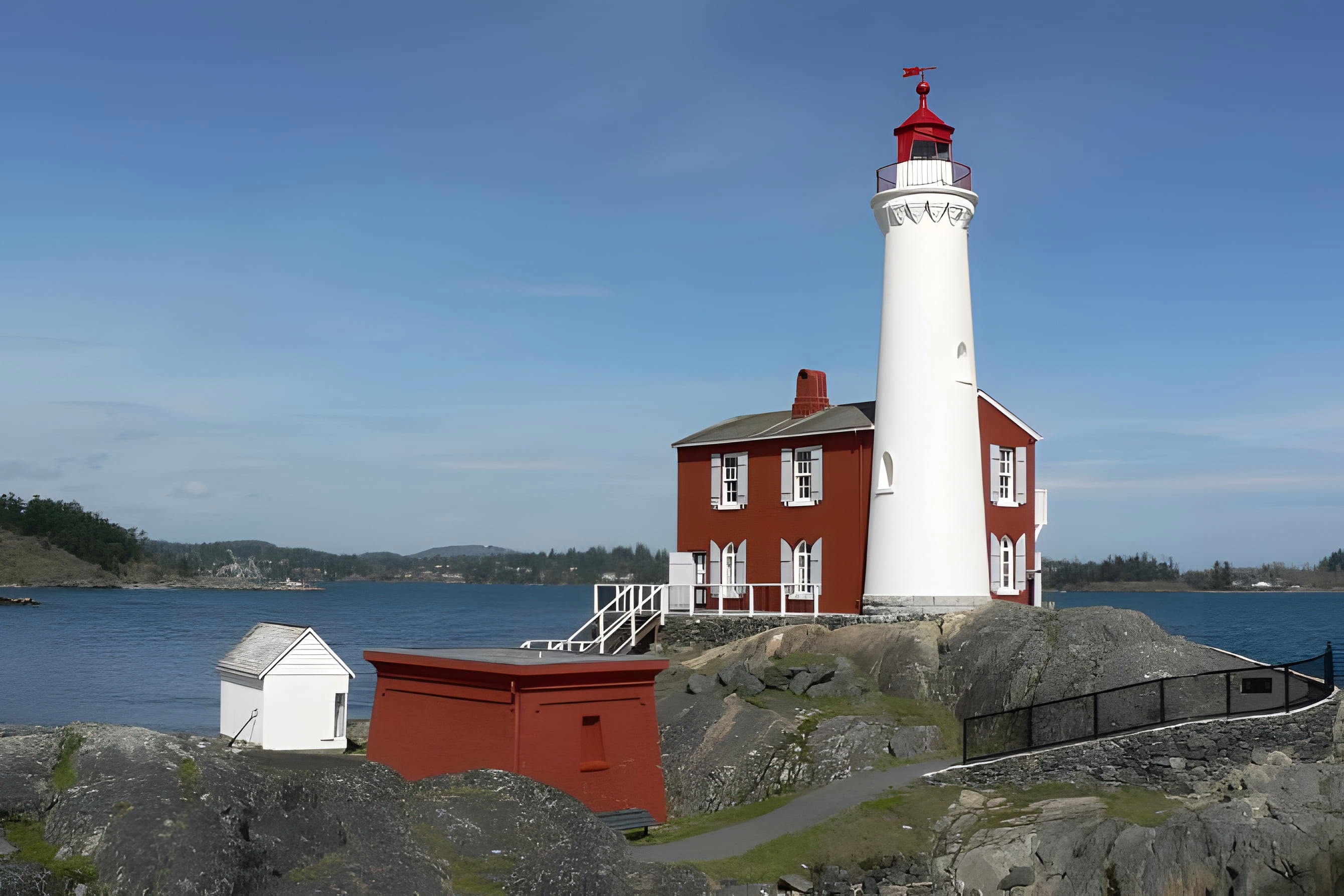 Fort Rodd Hill a Fisgard Lighthouse NHS