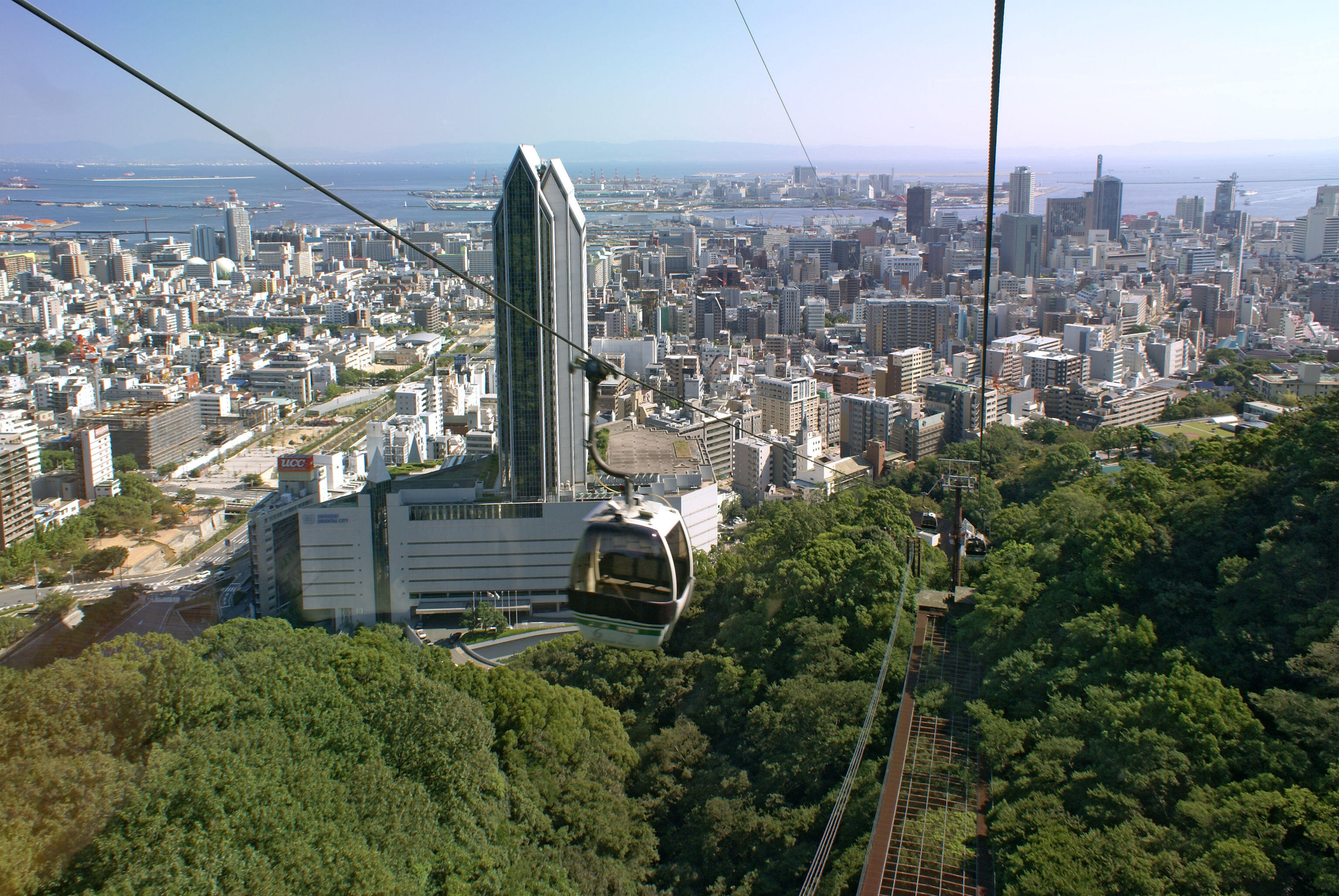 Shin-Kobe Ropeway in Kobe, Hyogo prefecture, Japan