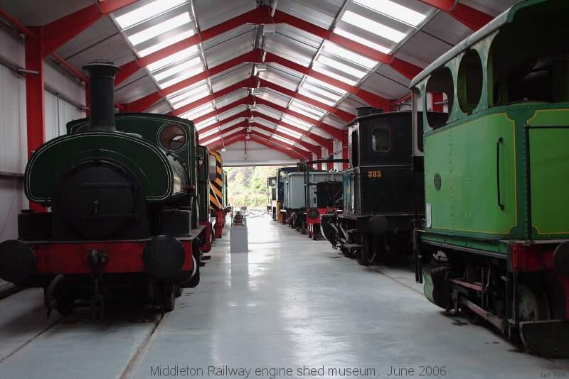 Middleton Railway, Leeds. Engine shed museum.