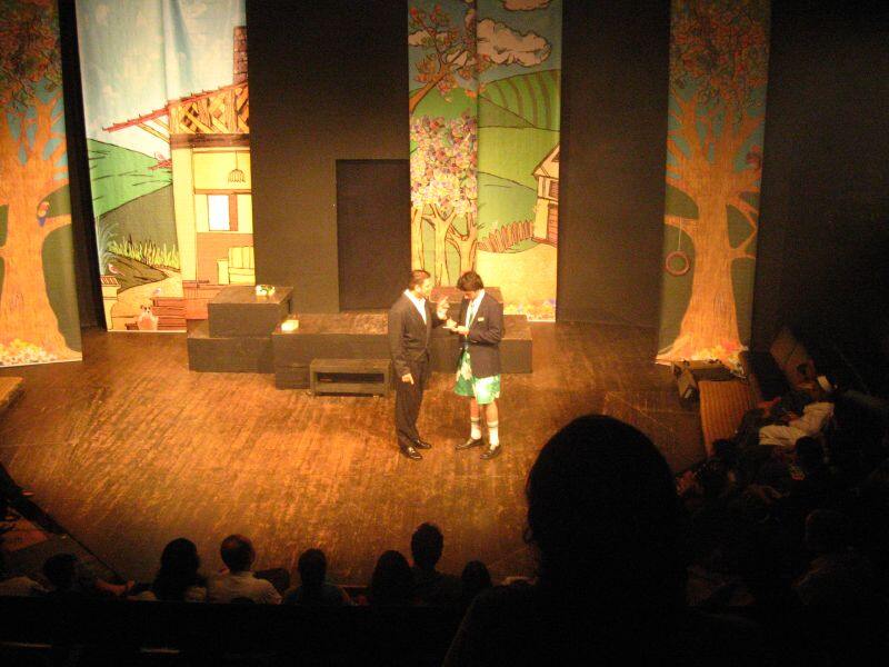 A play performance at Prithvi Theatre, Mumbai.