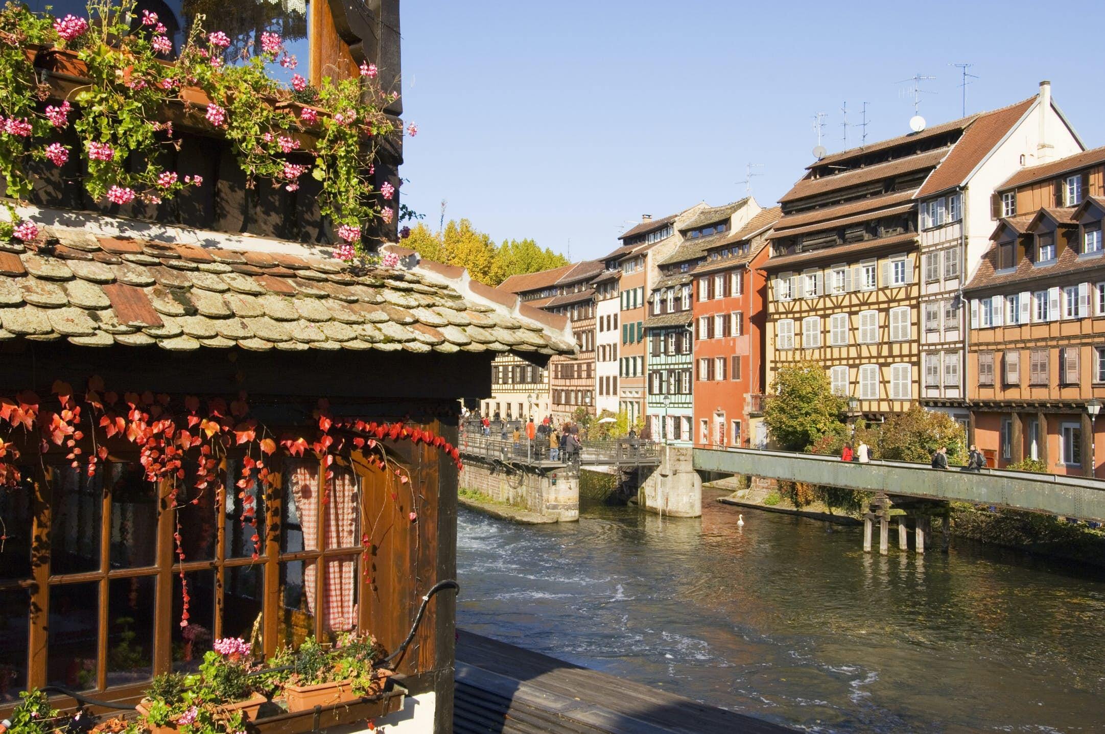 France, Strasbourg, traditional houses