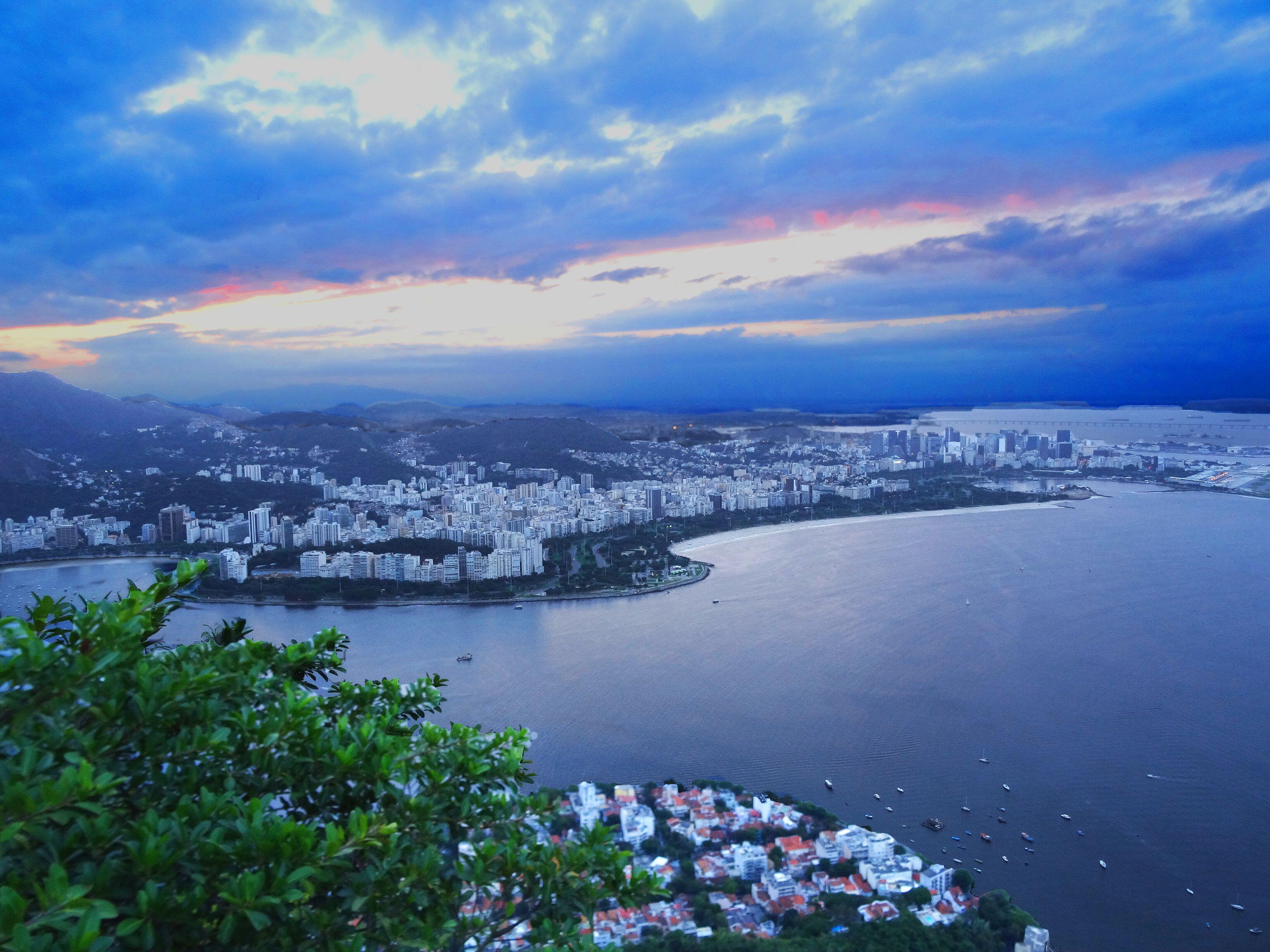 Photo of "Aterro do Flamengo" park in Rio de Janeiro, from de Sugar Loaf rock.